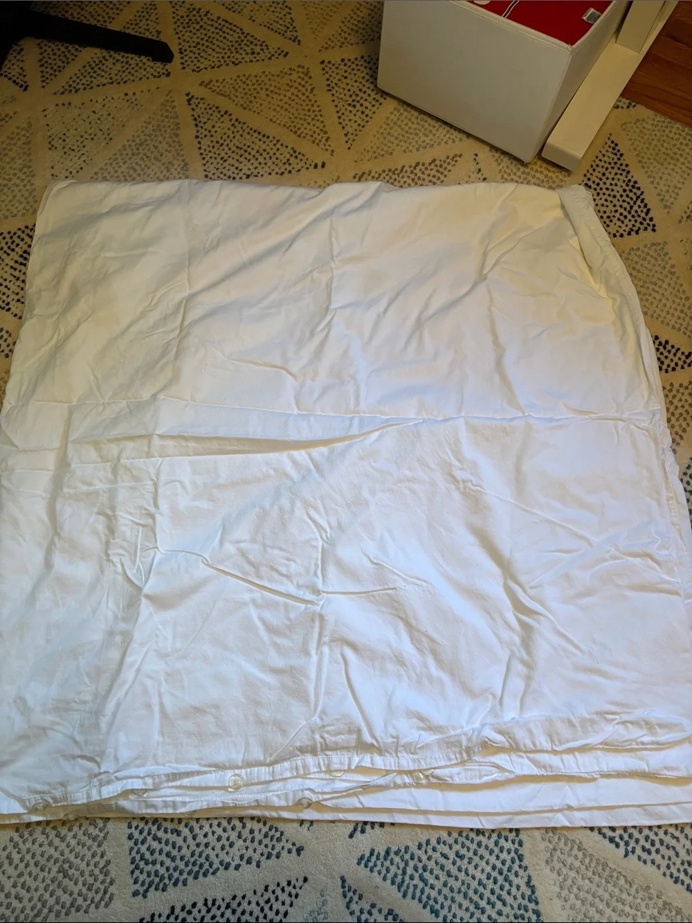 White Cotton Duvet Cover - Soft Breathable Bedding